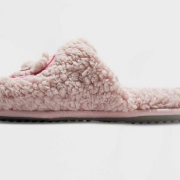 Nwt Kids' Happy Face Slide Slippers dluxe by dearfoams - Picture 3 of 8